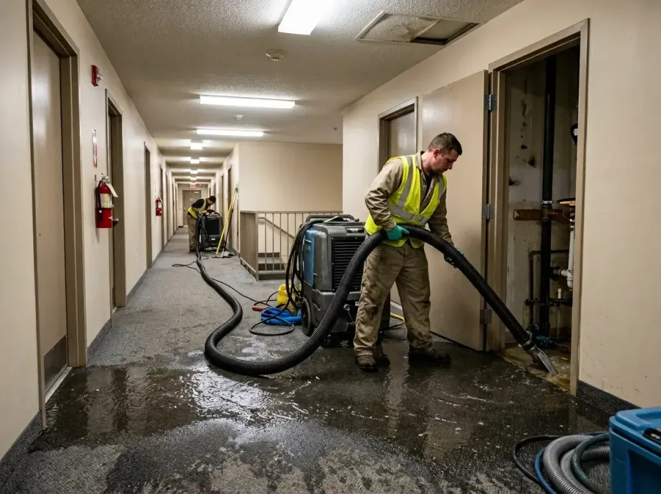 multi-unit-apartment-hallway-f-005 — frequently asked questions, Emergency Burst Pipe Water Extraction & Removal in Blooming…